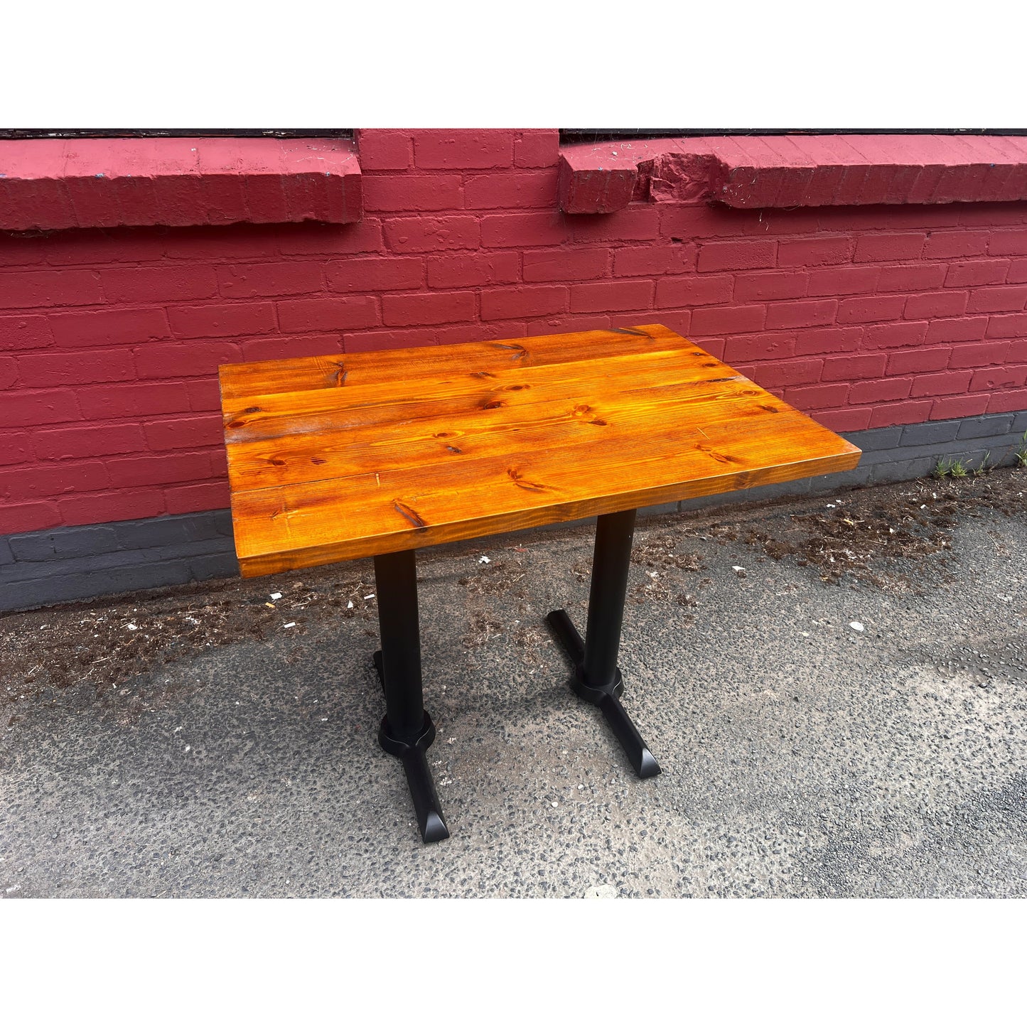 Solid Wood Cafe Table Waney