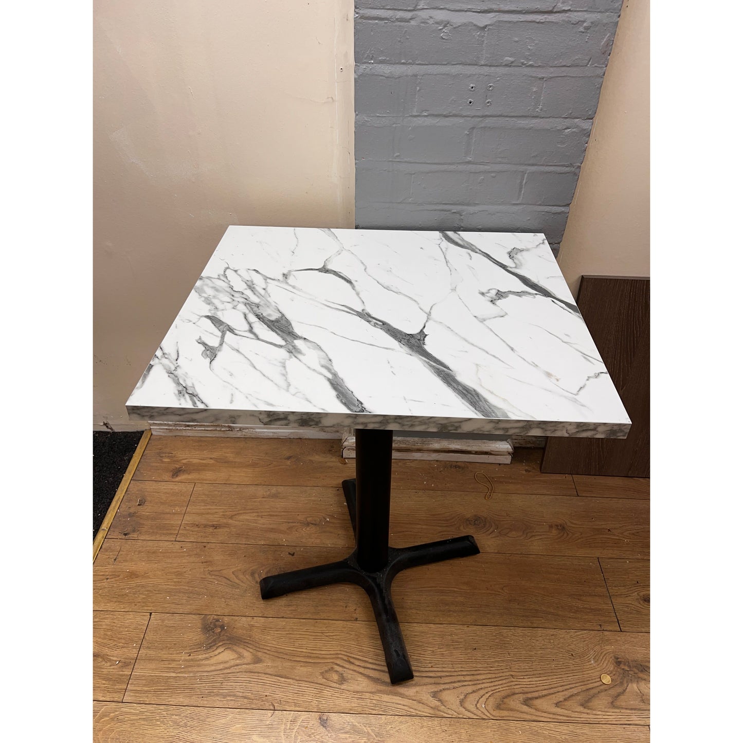Marble Effect 70x70 Cafe Table