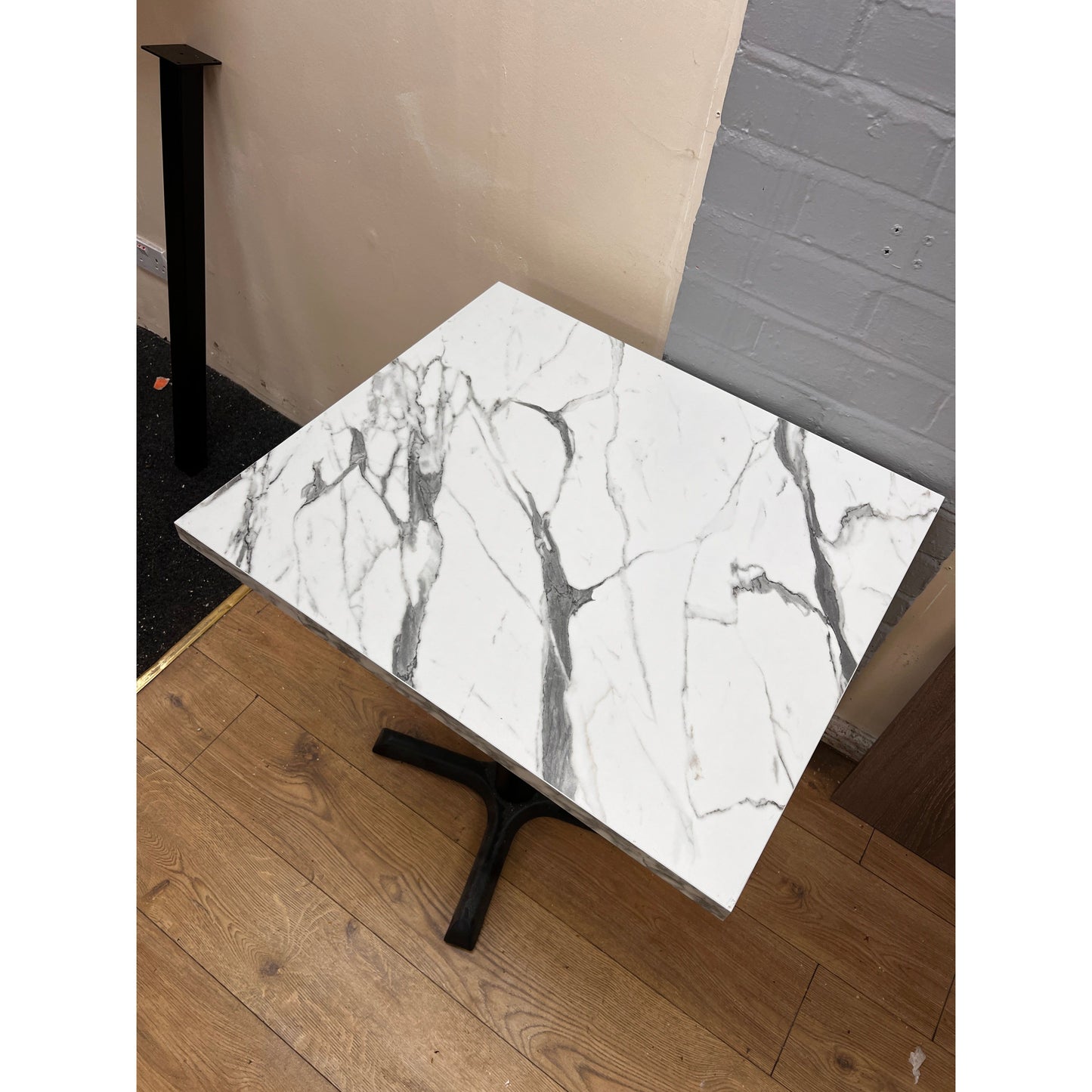 Marble Effect 70x70 Cafe Table