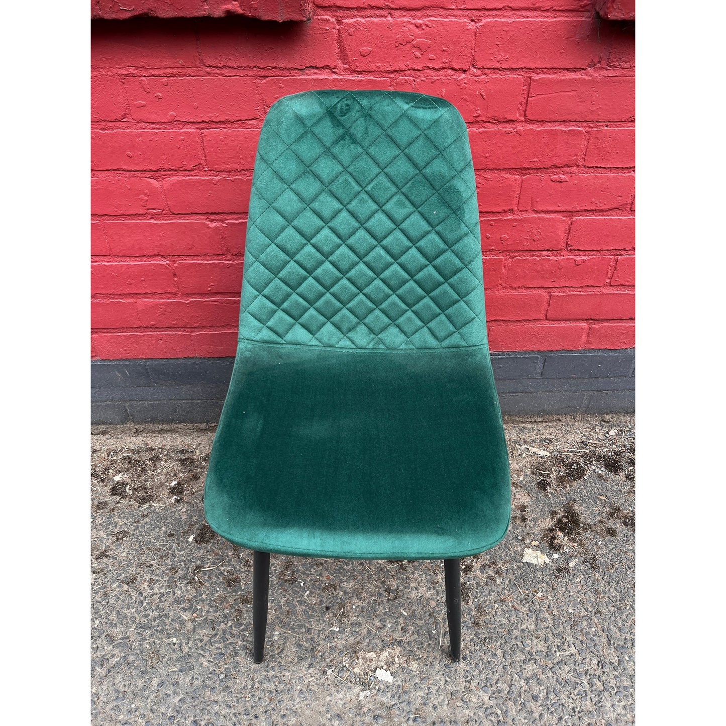 Modern Dining Chairs with Sleek Black Metal Legs Multiple Colours