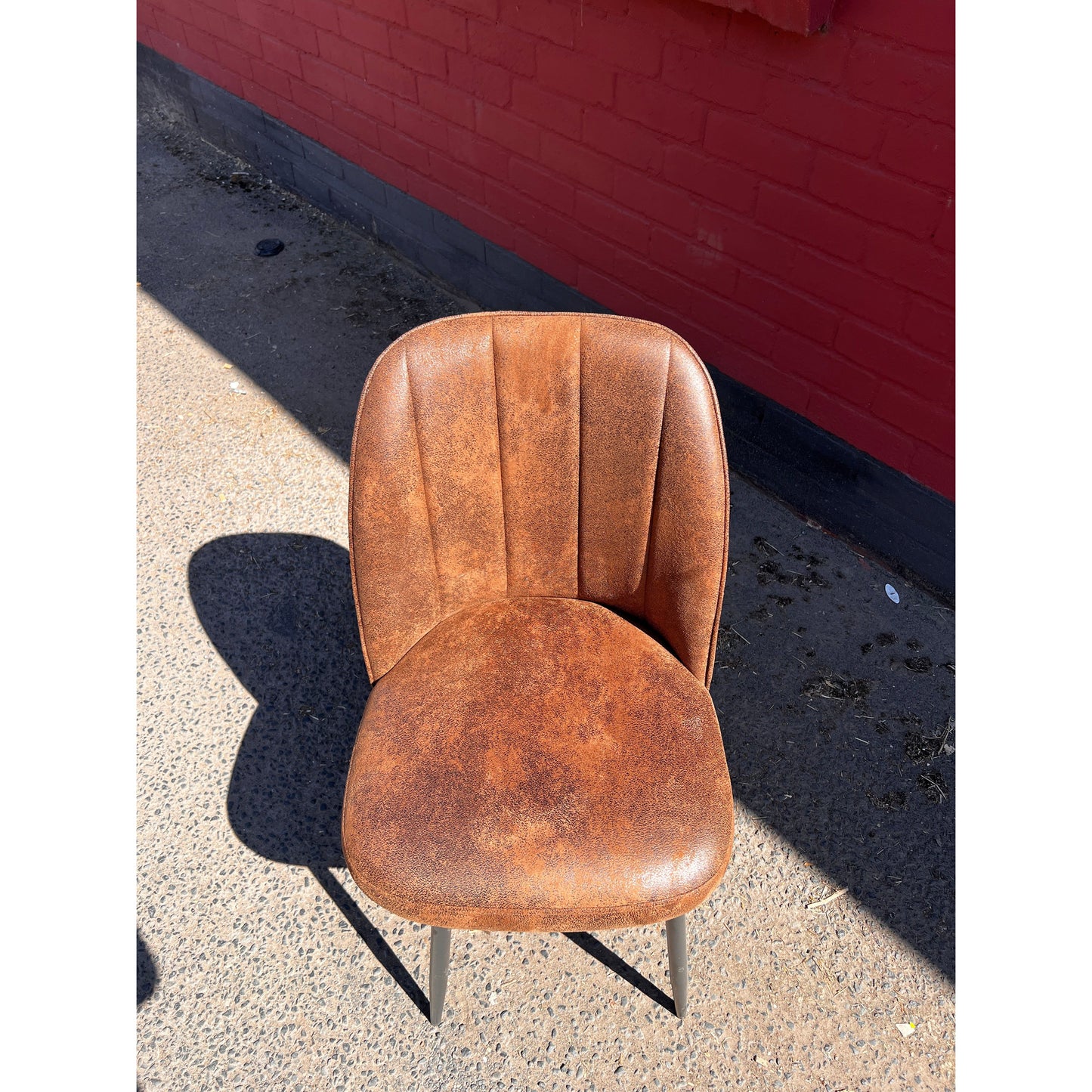 Modern Dining Chairs with Sleek Black Metal Legs Multiple Colours Shell Design