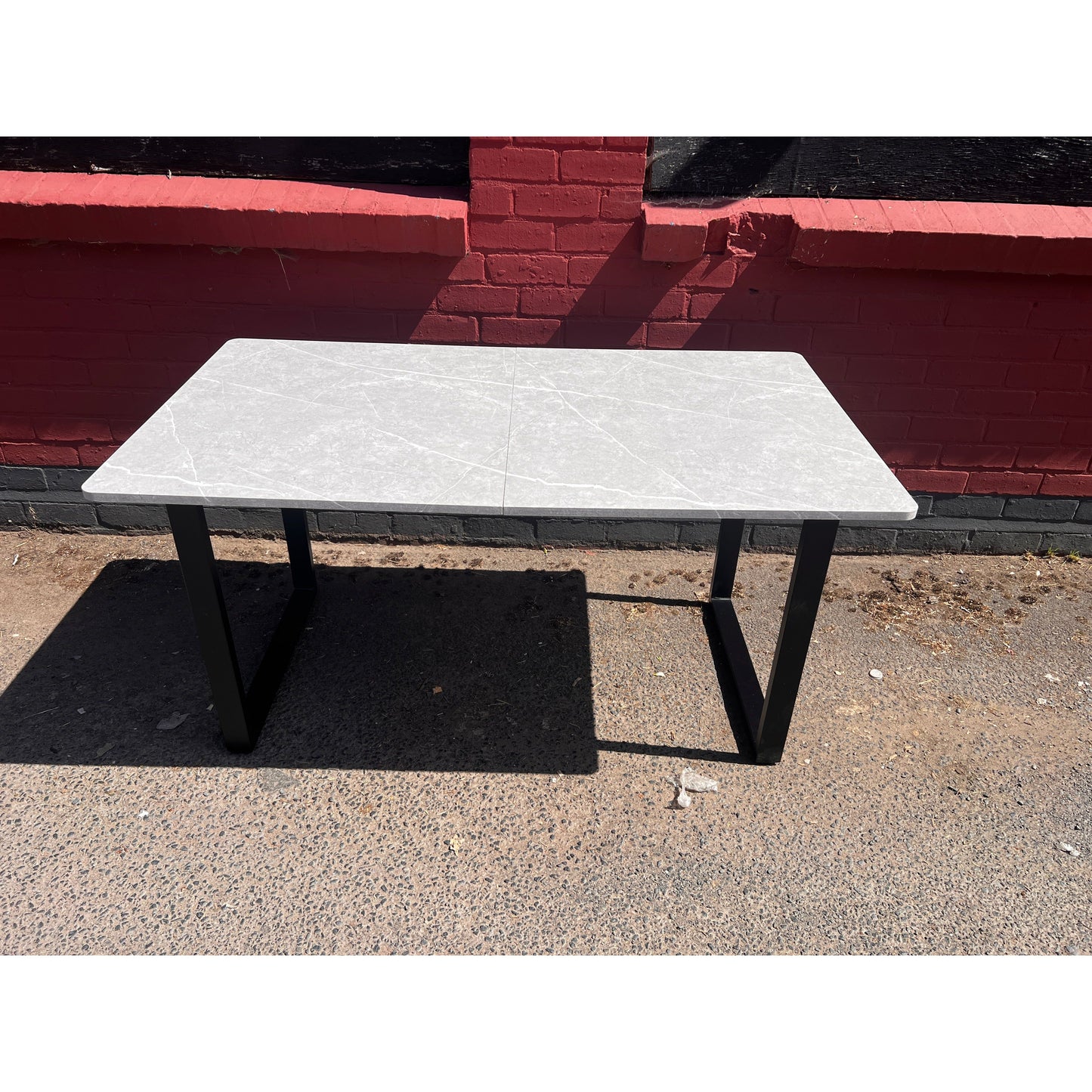 Marble Dining Table 70x160 Box Leg