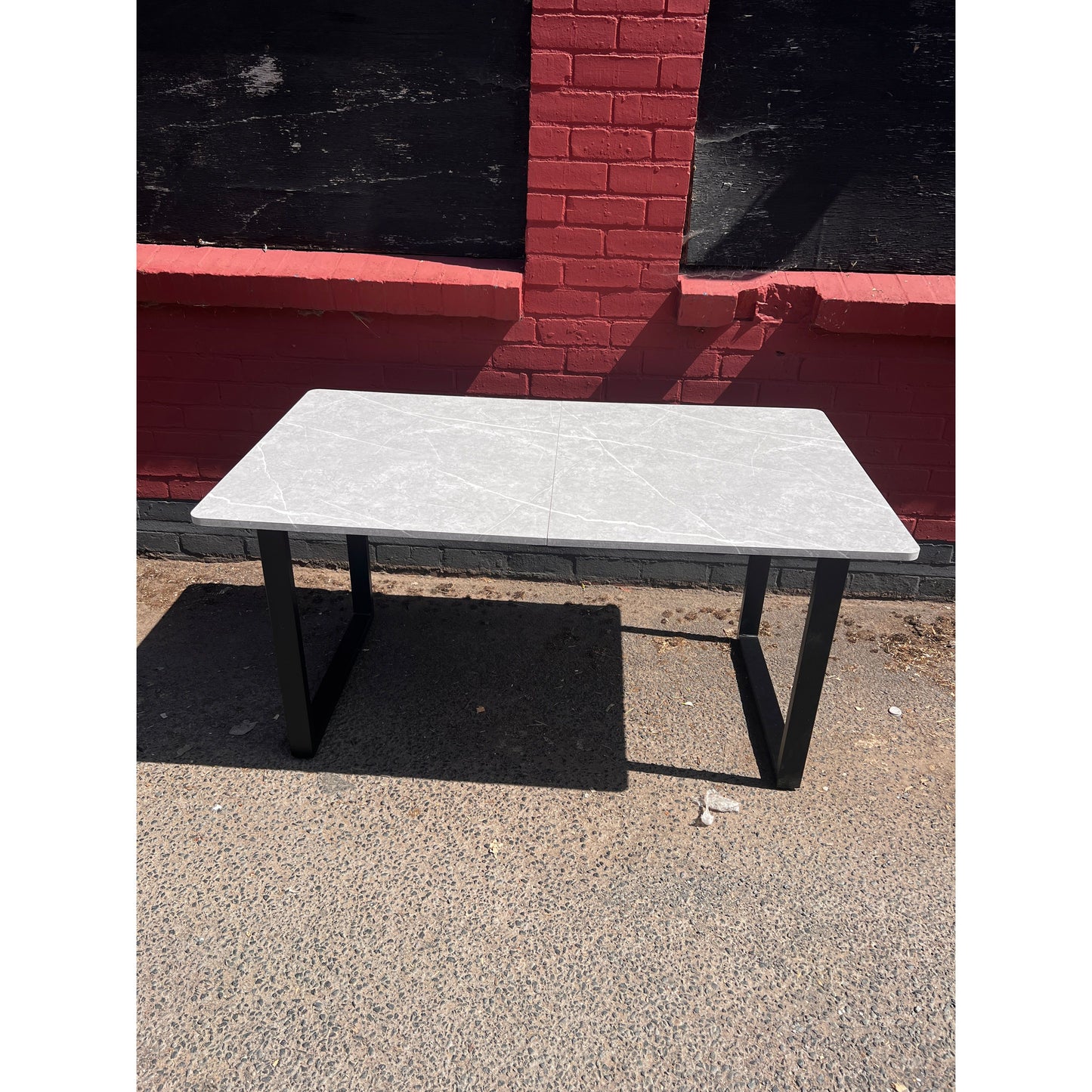 Marble Dining Table 70x160 Box Leg