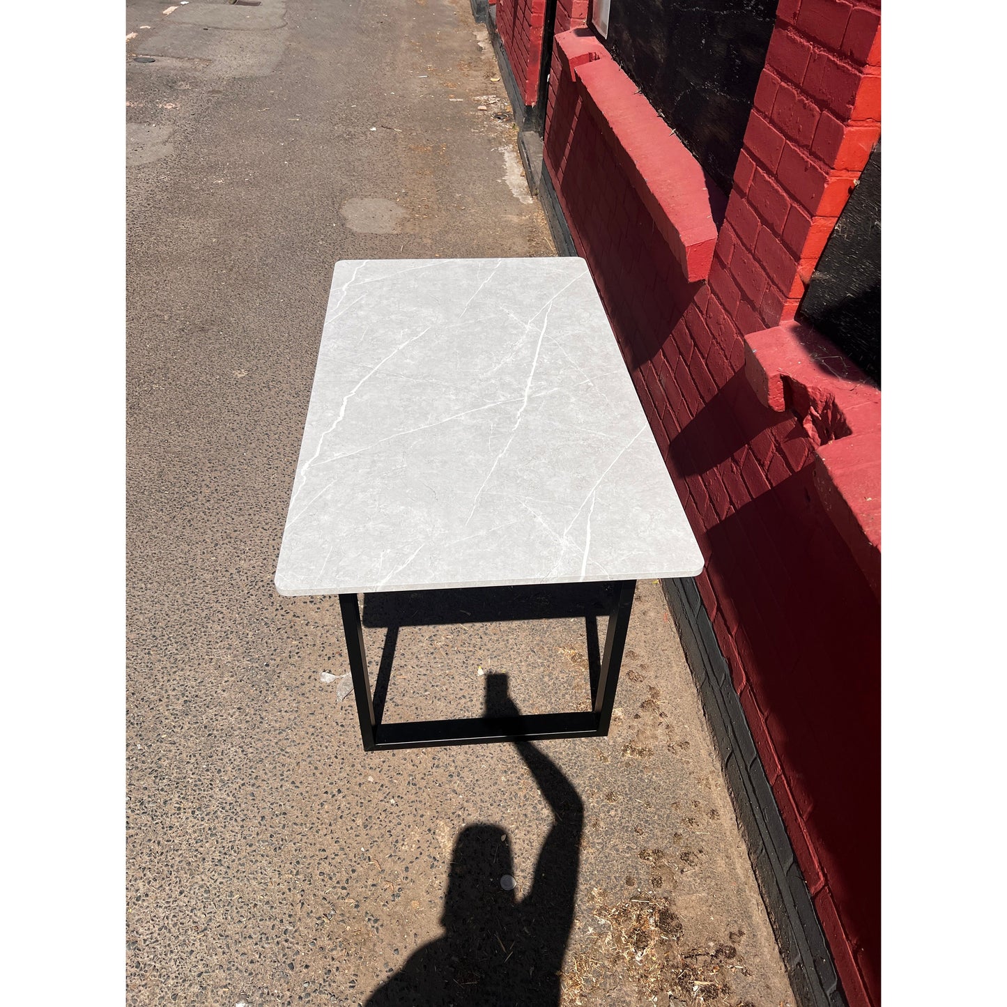 Marble Dining Table 70x160 Box Leg