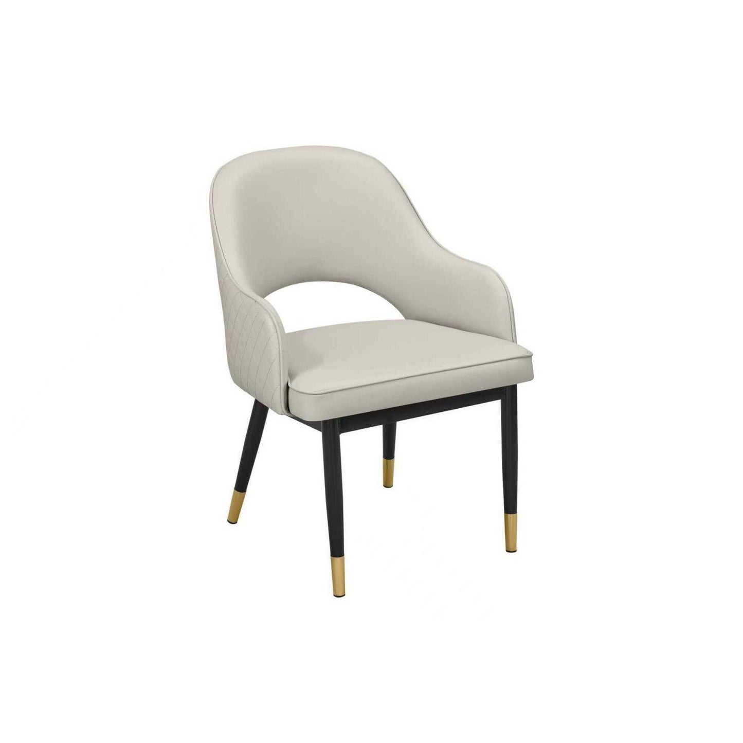 Contract Dining Chairs Leather Multiple Options Gold Tip Legs