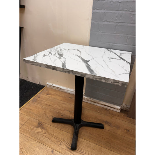 Marble Effect 70x70 Cafe Table