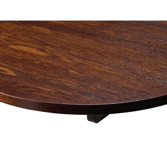 Round Cafe Table Solid Oak Top Only