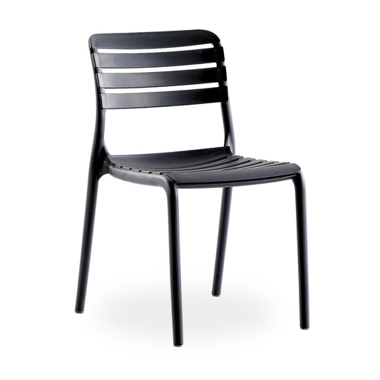 Ourdoor Stackable Chairs Black, Grey, Beige