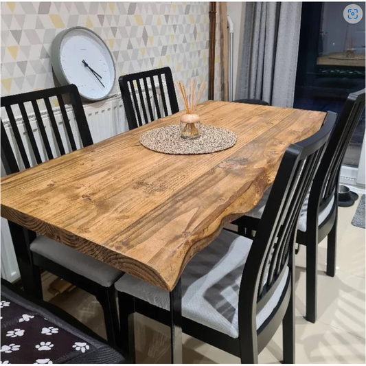 Dining Table Waney Box Legs