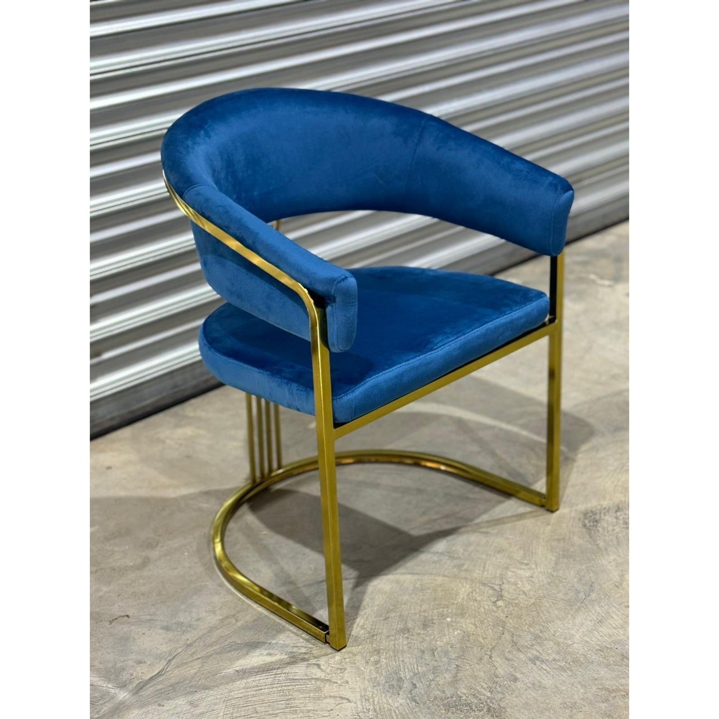 Blue And Gold Dining Chairs Contract